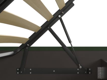 Кровать Lonax Милана велюр Dolly-1 (с подъемным механизмом) 200х190