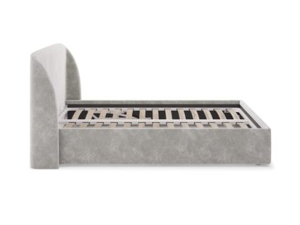 Кровать Сонум Nicole Микровелюр Светло-серый 120х200