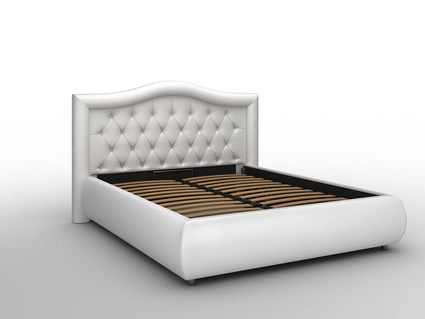 Кровать Sleeptek Premier 6 Экокожа White 276