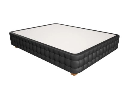 Кровать Mr.Mattress Twin Box экокожа Black 160х195