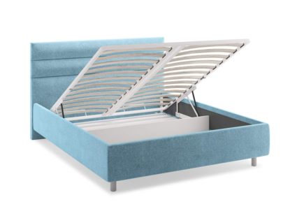 Кровать Сонум Linda Микровелюр Бежевый (с подъемным механизмом) 140х190