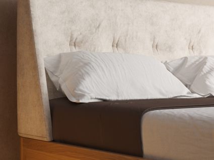 Кровать DreamLine Лацио 4 бук Натуральный/бежевый 150х190