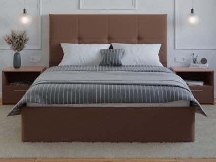 Кровать Lonax Алегра велюр Dolly-17 (с подъемным механизмом) 160х195