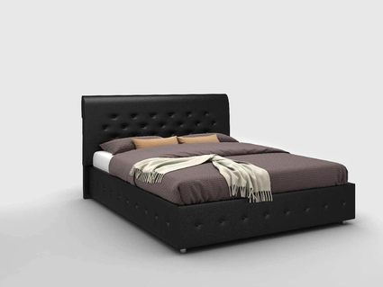 Кровать Sleeptek Premier 1 Экоожа Black 140х190