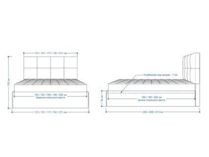 Кровать Lonax Алегра велюр Dolly-17 (с подъемным механизмом) 160х195