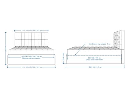 Кровать Lonax Аврора велюр Dolly-1 120х190