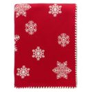 Плед Tkano New Year Essential Fluffy snowflakes 130х180