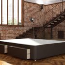 Кровать Mr.Mattress Site Box экокожа Brown 200х200