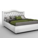 Кровать Sleeptek Premier 6 Экокожа White (с подъемным механизмом) 160х190