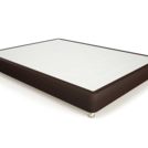 Кровать Mr.Mattress Fine Box экокожа Brown 200х200